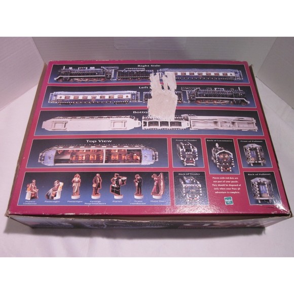 Vintage 1998 The Orient Express 1920's Train 3-D Puzzle from Hasbro 769 Pieces - Picture 6 of 6
